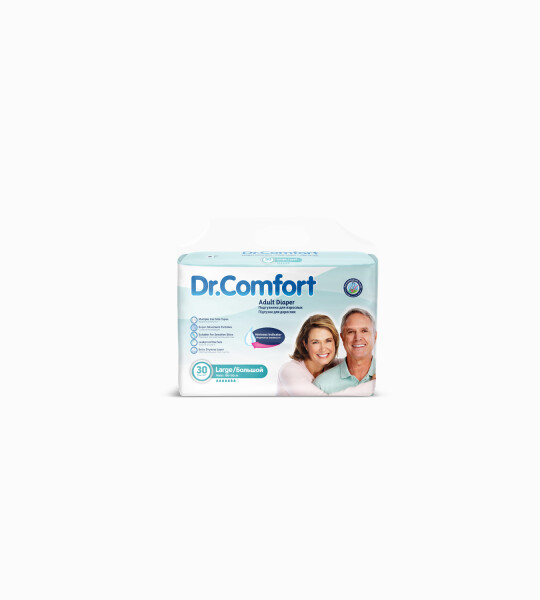 Dr.Comfort Yetişkin Bel Bağlamalı Hasta Bezi Large 30'lu 1 paket 30 adet
