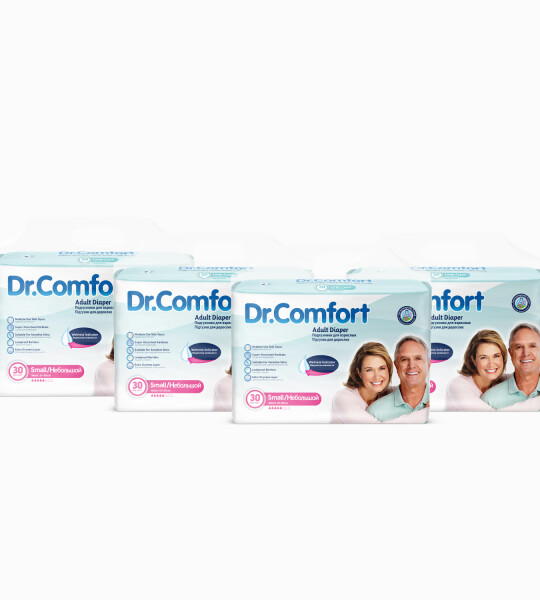 Dr.Comfort Yetişkin Bel Bağlamalı Hasta Bezi Small  30'lu 4 paket 120 adet