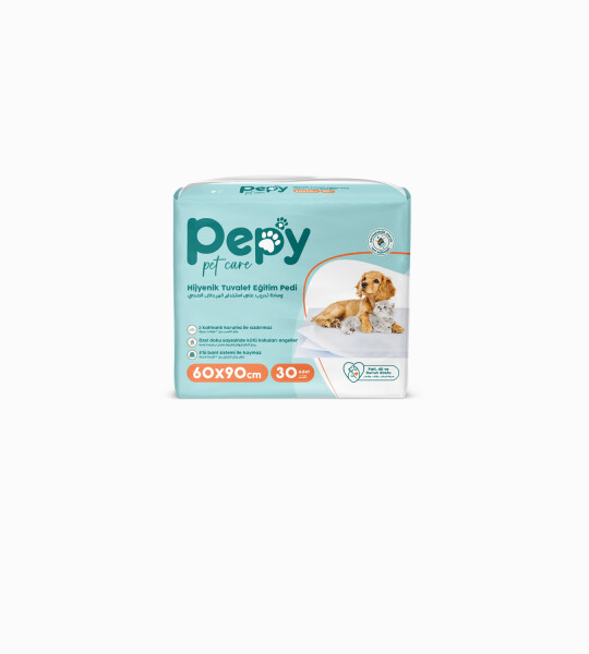 Pepy 60x90 Hijyenik Tuvalet Eğitim Pedi 30'lu 1 Paket 30 Adet