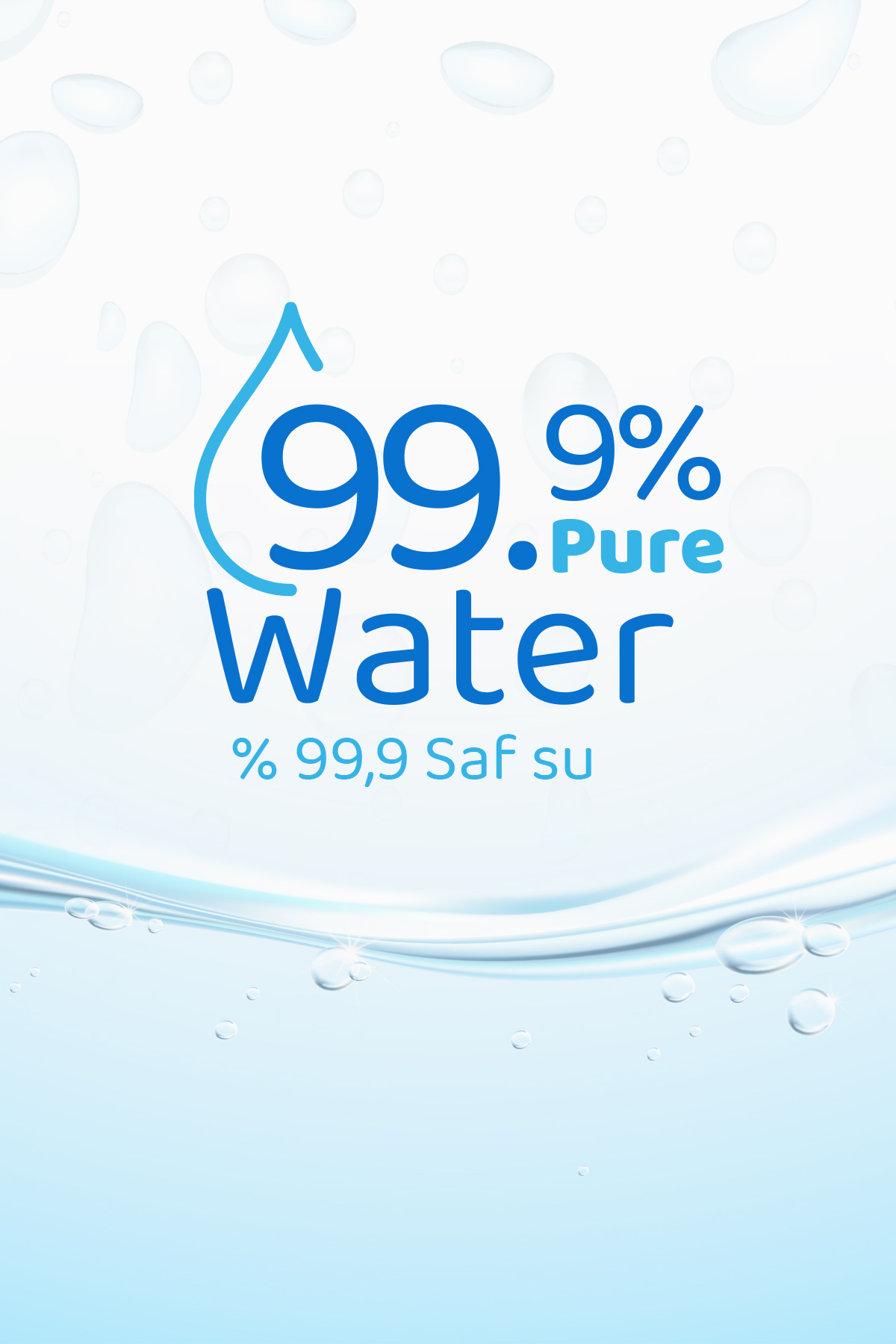 Giggles Pure Water Bebek Islak Havlusu %99 Saf Su Mendil  24 paket 1200 Adet