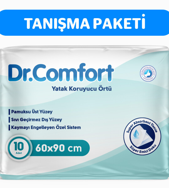 Dr Comfort 60x90 Yatak Koruyucu Örtü 10'lu 1 Paket 10 Adet