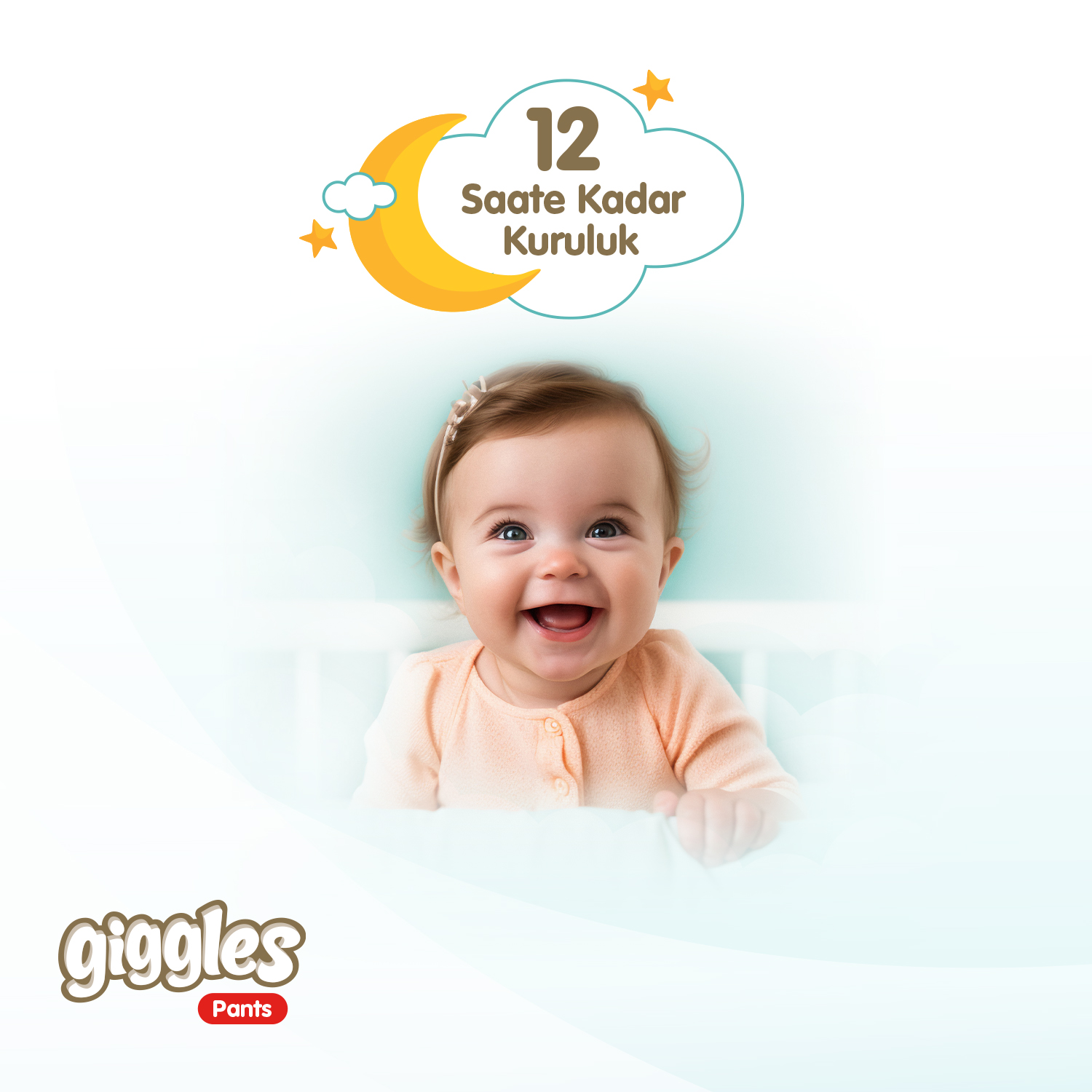 Giggles Pants Külotlu Bebek Bezi 4 Numara Maxi 150 Adet