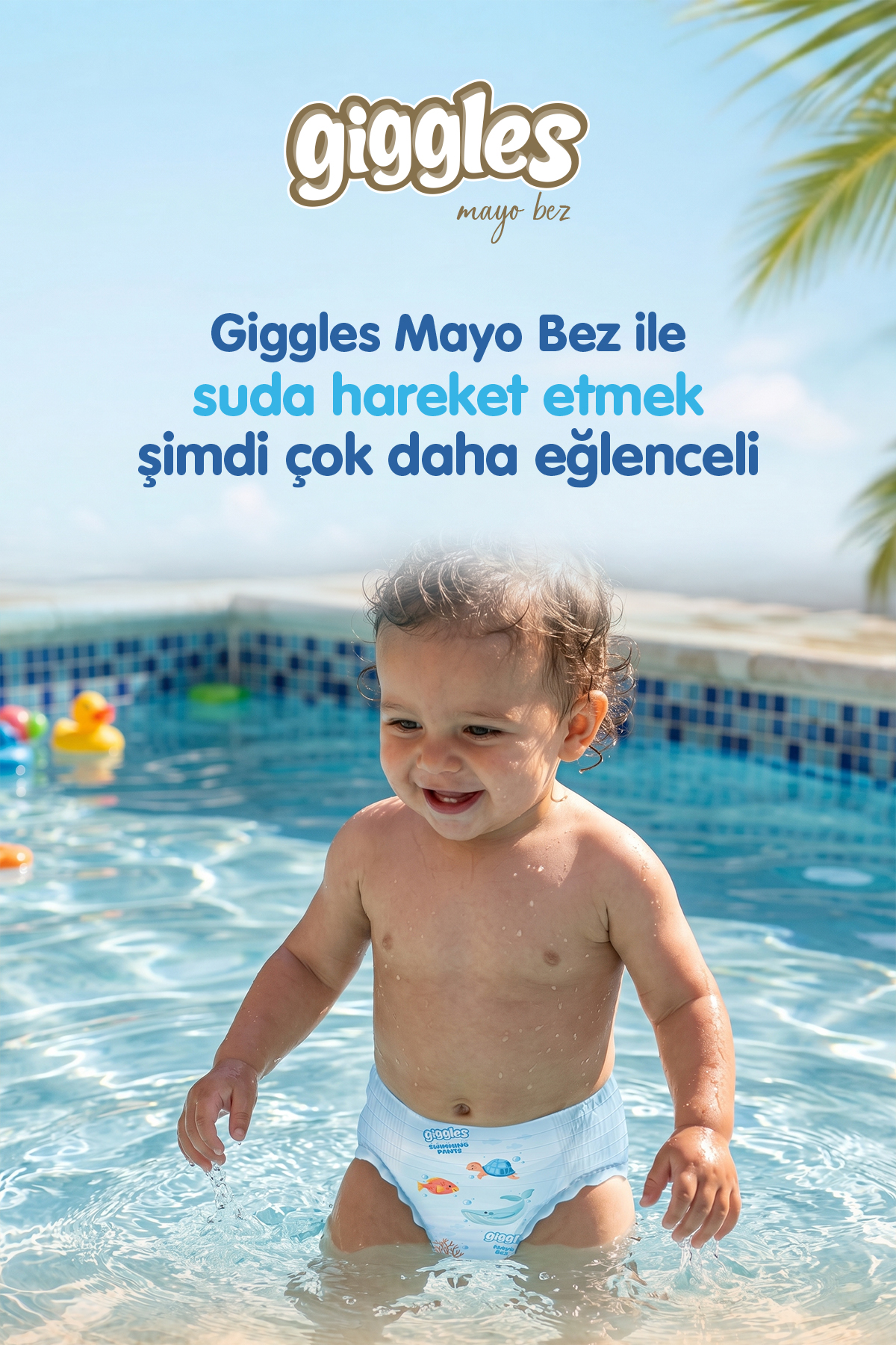 Giggles Külotlu Mayo Bebek Bezi Sıvı Geçirmez 4-5 Numara 9-15 Kg 2 Paket 22 Adet
