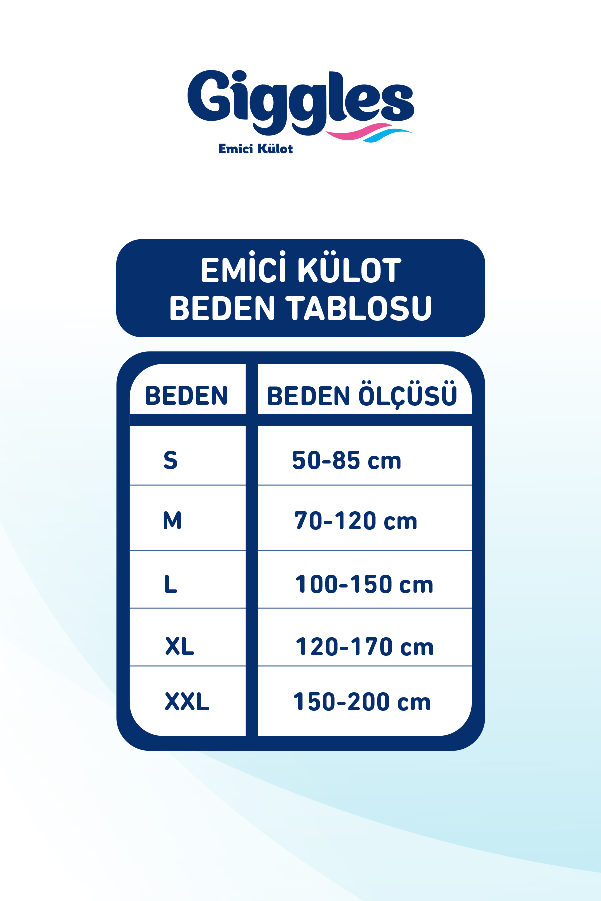 Giggles Yetişkin Emici Külot Hasta Bezi Medium 1 Paket (9 Adet)