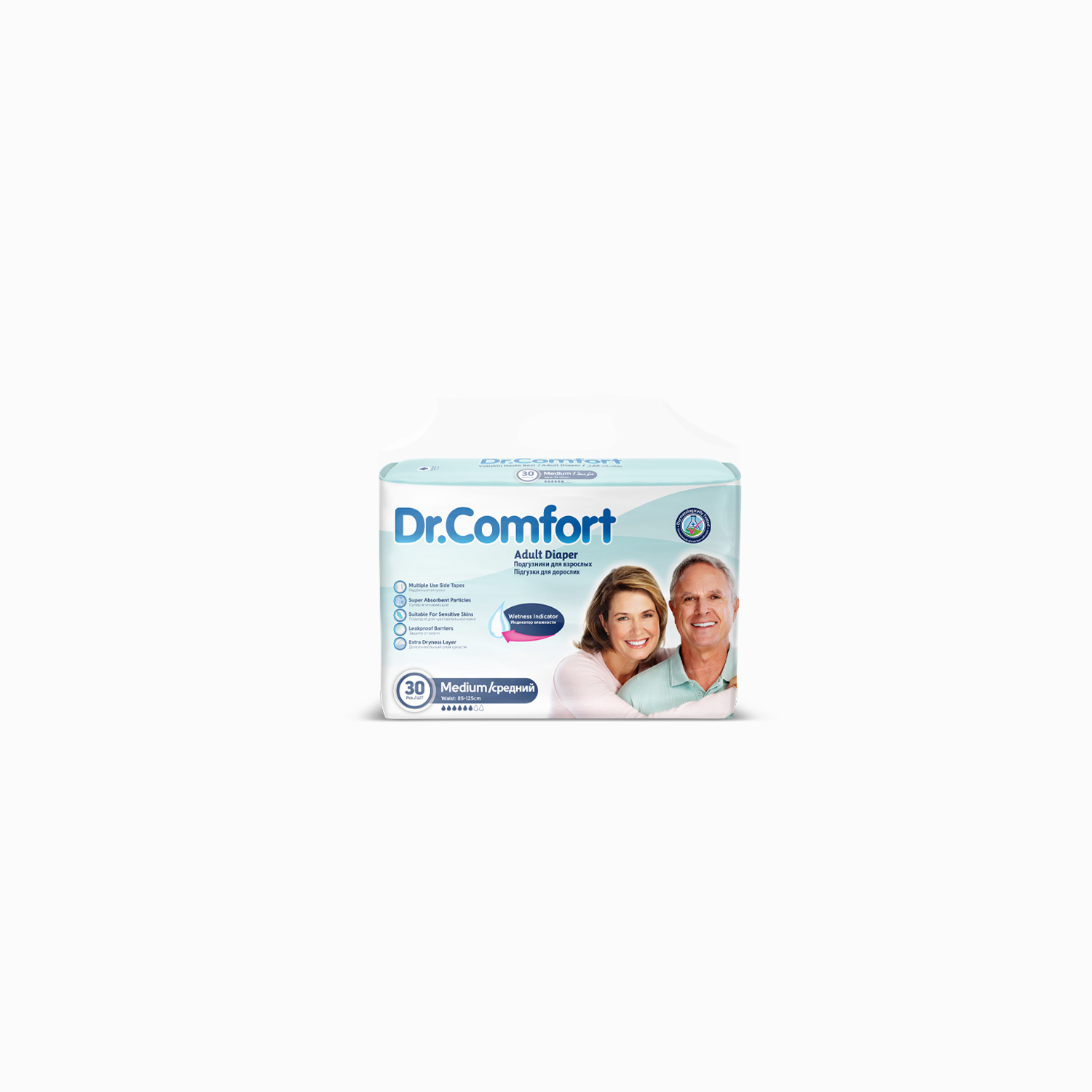 Dr.Comfort Yetişkin Bel Bağlamalı Hasta Bezi Medium 30'lu 1 paket 30 adet