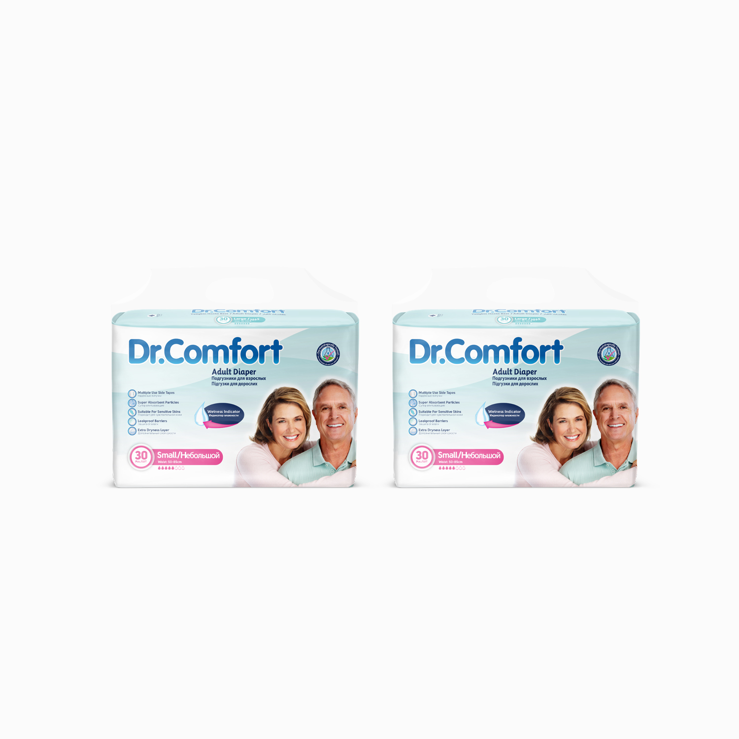 Dr.Comfort Yetişkin Bel Bağlamalı Hasta Bezi Small 30'lu 2 paket 60 adet