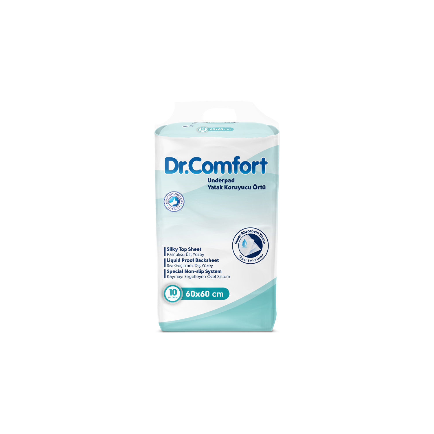 Dr Comfort 60x90 Yatak Koruyucu Örtü 10'lu 1 Paket 10 Adet